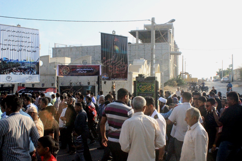 همایش بدرقه زائران اربعین حسینی در قشم برگزار شد