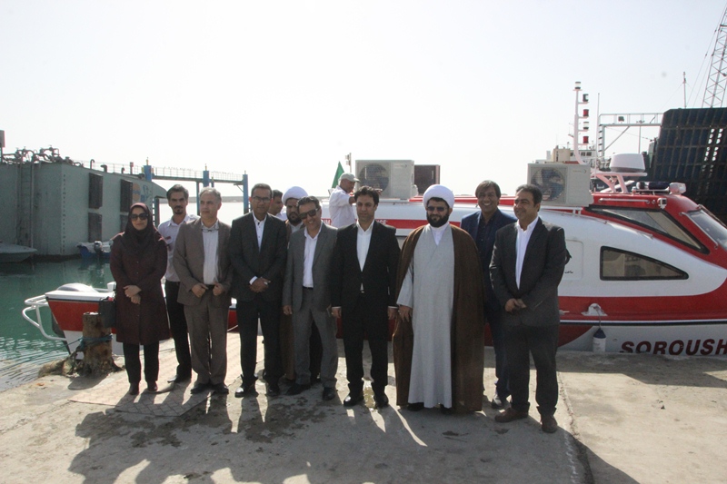 افتتاح آمبولانس دریایی سروش سلامت