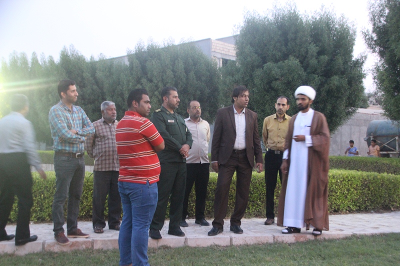 بازدید شهردار قشم از محله سجادیه