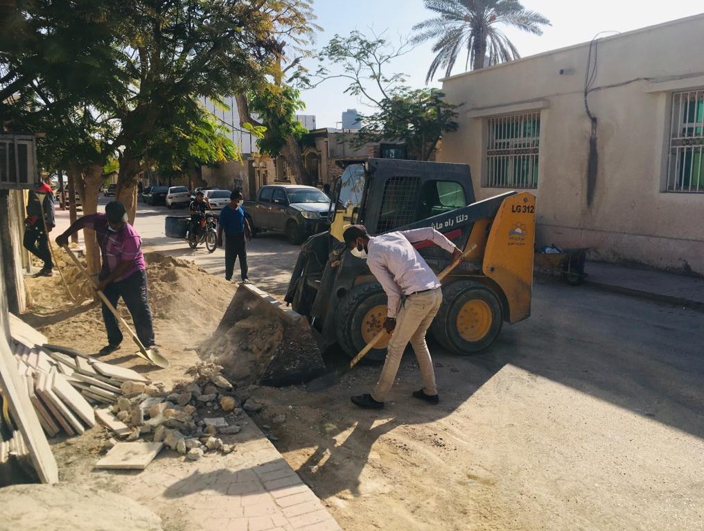 پاکسازی محلات قشم شروع شد