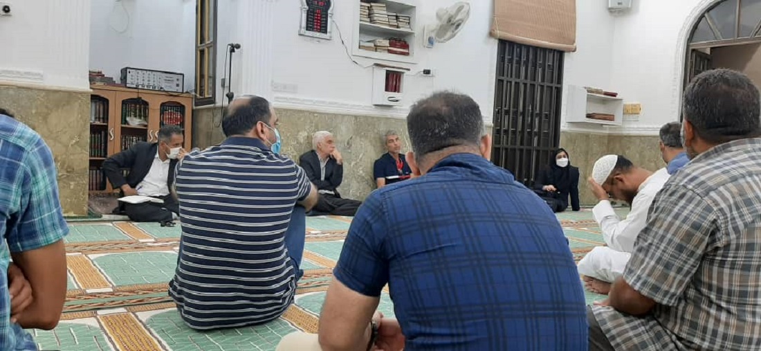 دیدار مردمی اعضای شورای اسلامی شهر و شهردار قشم با اهالی محله چاه بهار