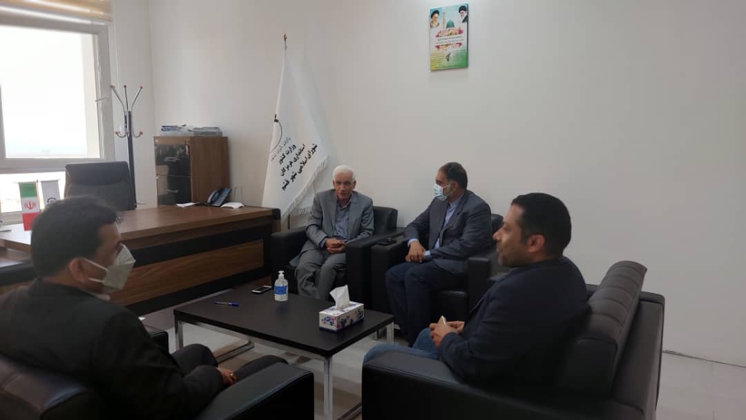 دیدار فرماندار با رئیس شورای اسلامی شهر قشم