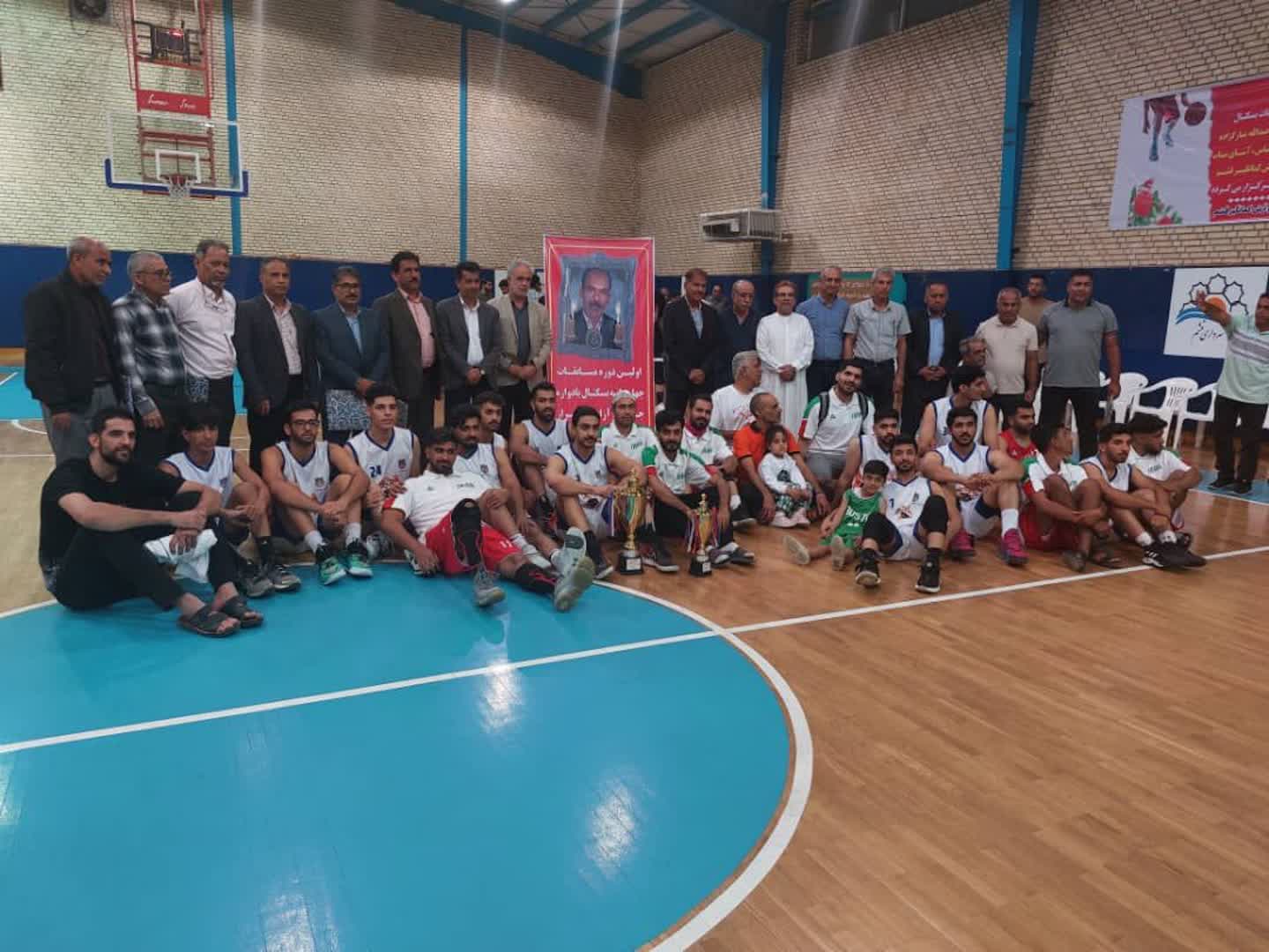 اختتامیه مسابقات چهارجانبه بسکتبال جام آزاده جانباز عبدالله مبارک زاده