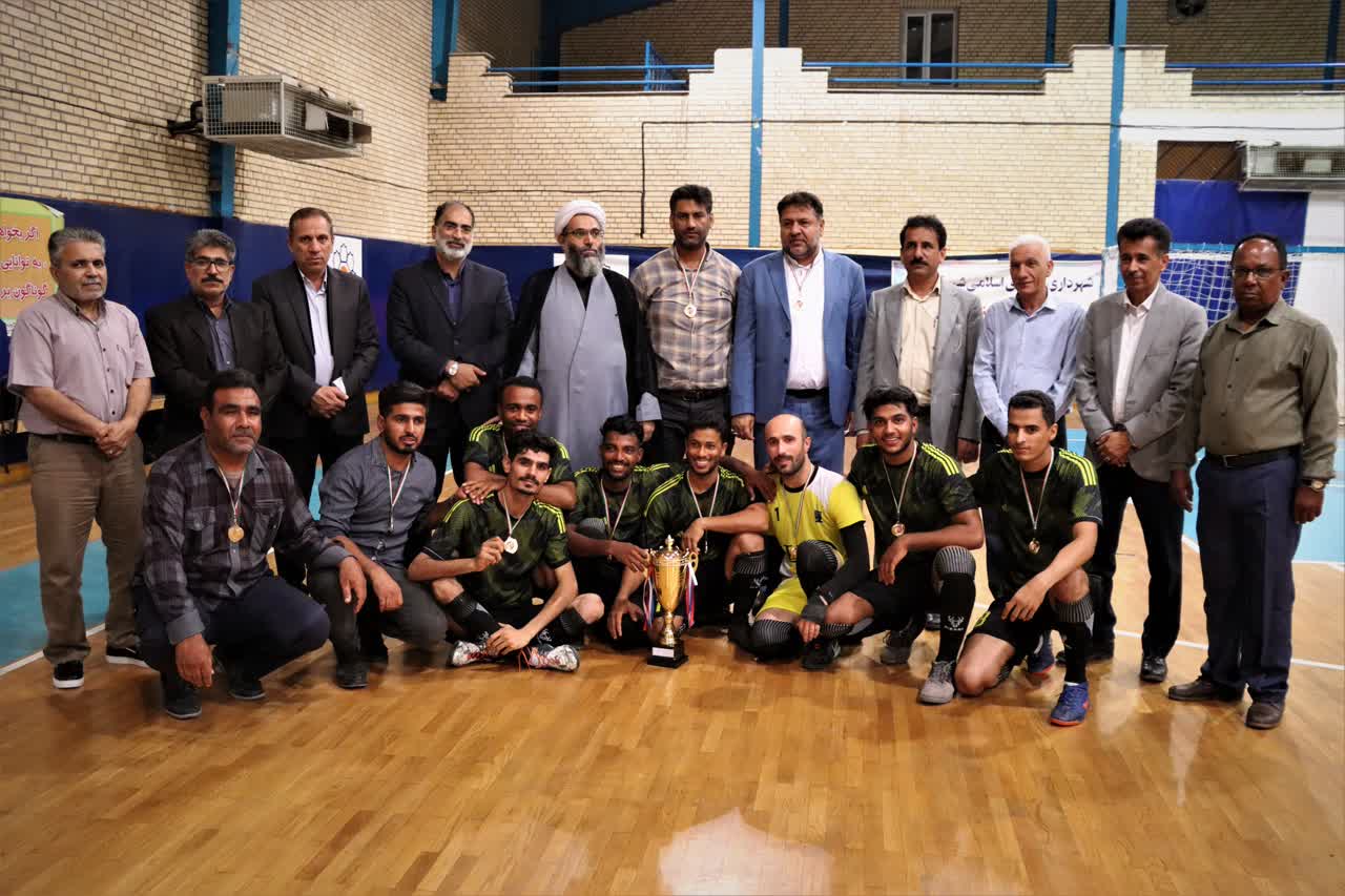 شهرداری قشم نایب قهرمان مسابقات فوتسال جام هفته دولت شد