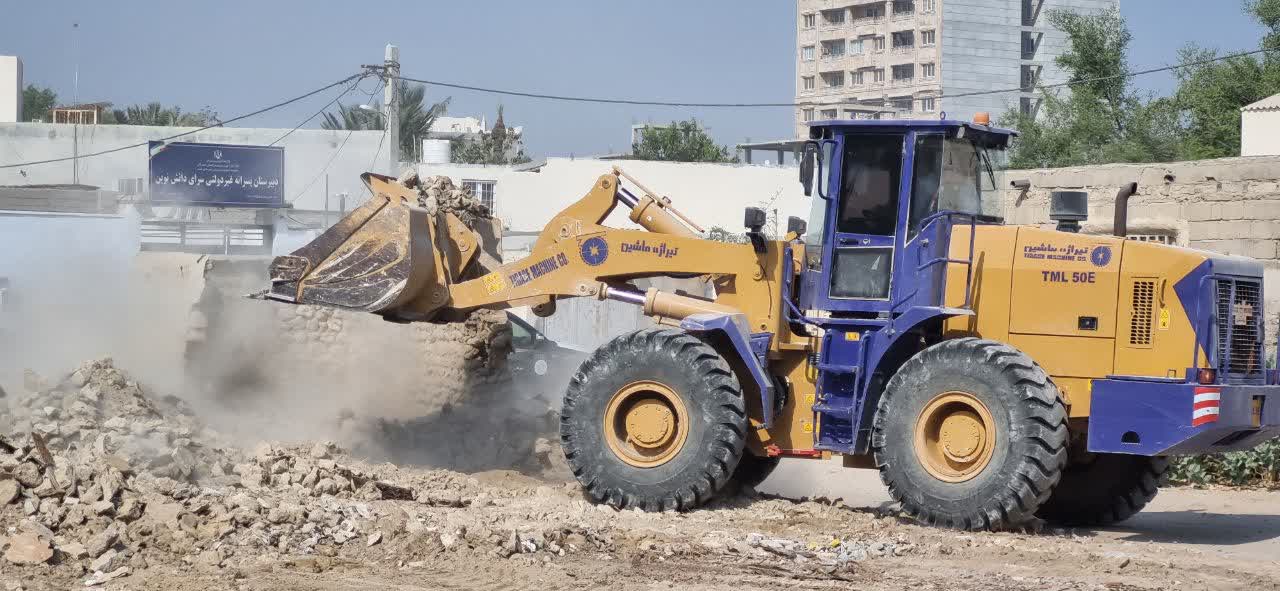 یک باب خانه فرسوده در بافت قدیم قشم رفع خطر شد