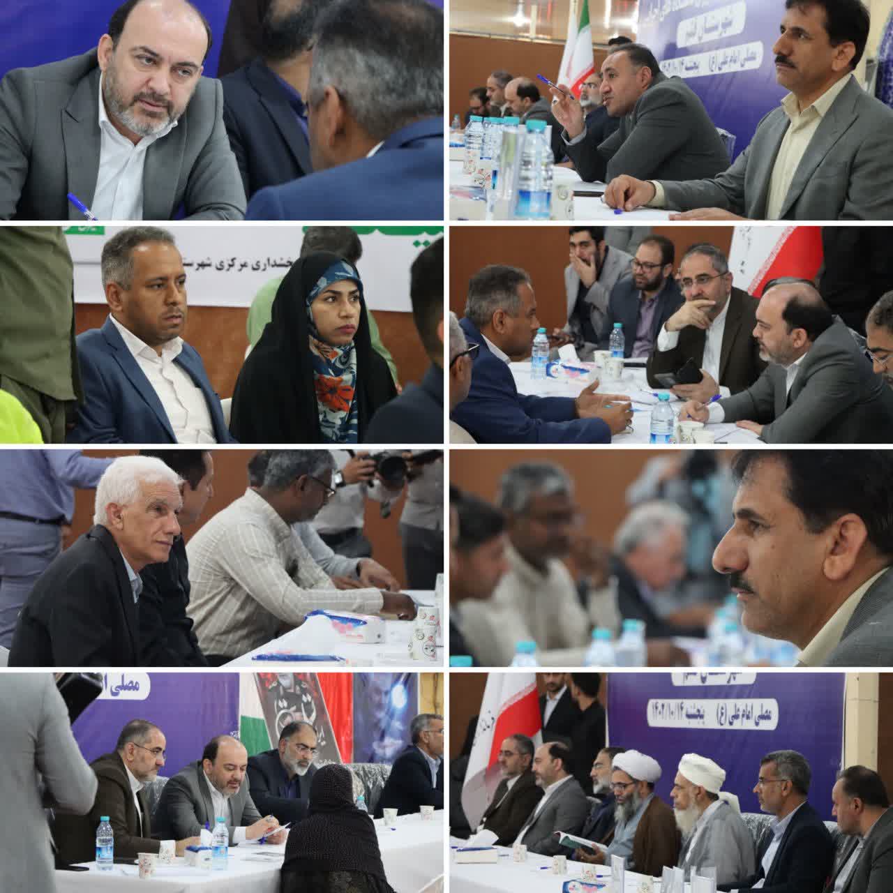 حضور شهردار و شورای شهر قشم در میزخدمت دولت مردمی