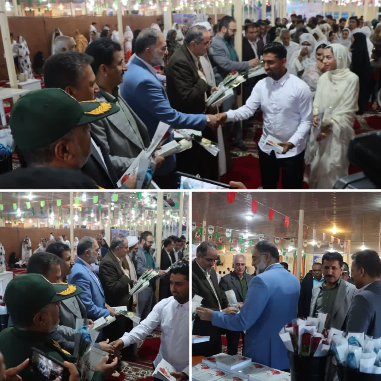 جهیزیه نهاد رهبری به ۱۰۰ زوج جوان قشم اهدا شد