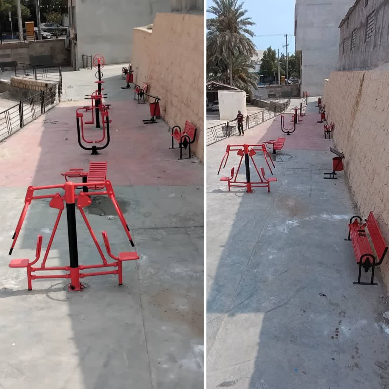 پارک هلری قشم تجهیز شد