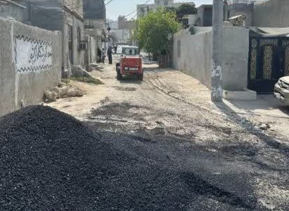 آغاز دور جدید آسفالت معابر شهر قشم