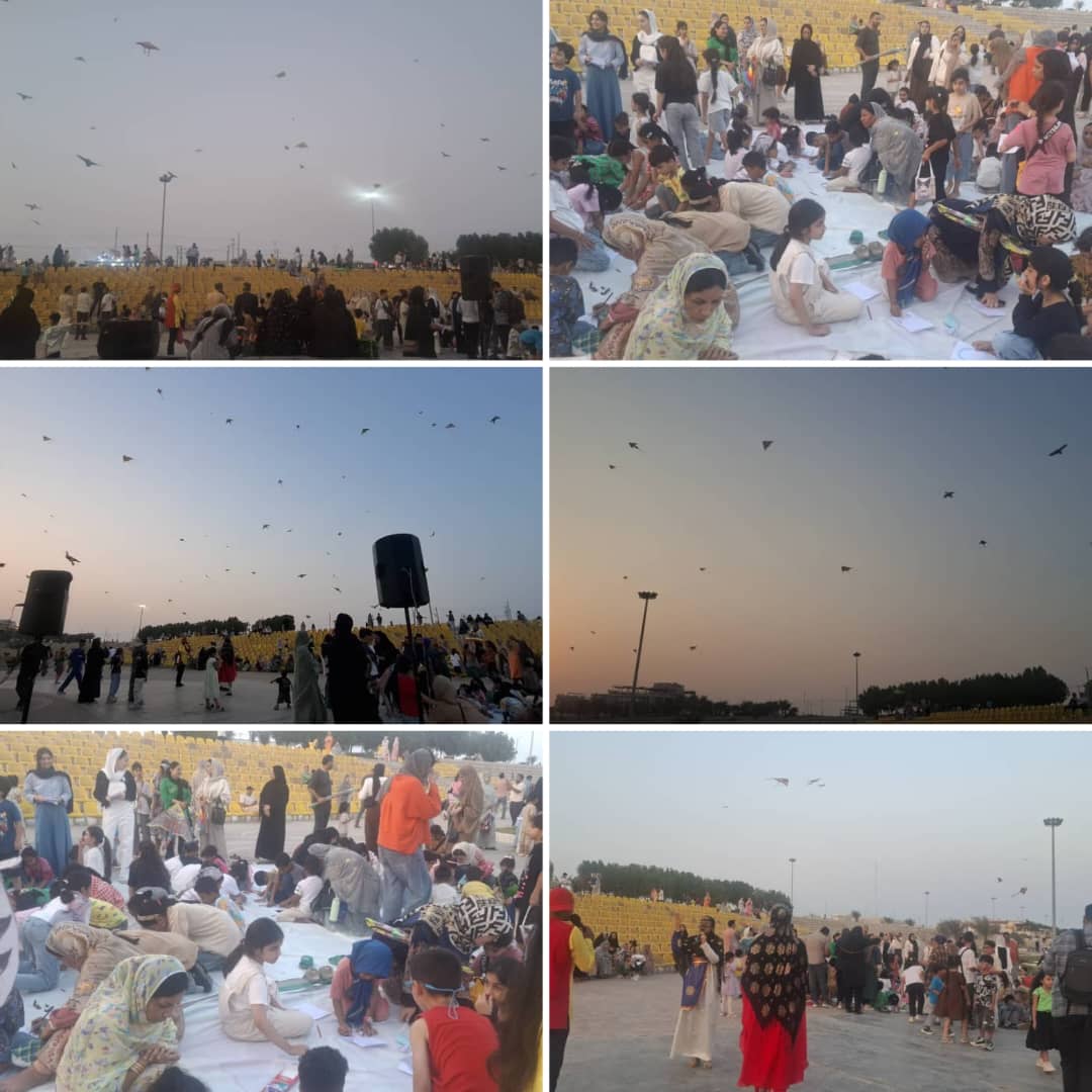 جشن بزرگ بادبادکها در قشم برگزار شد