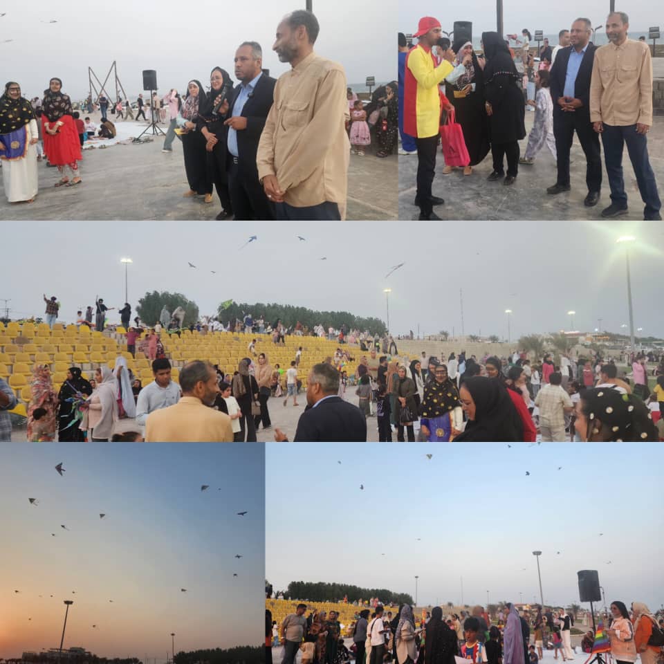 پرواز شادی در آسمان قشم؛ جشن بادبادکها به مناسبت هفته جهانی کودک برگزار شد