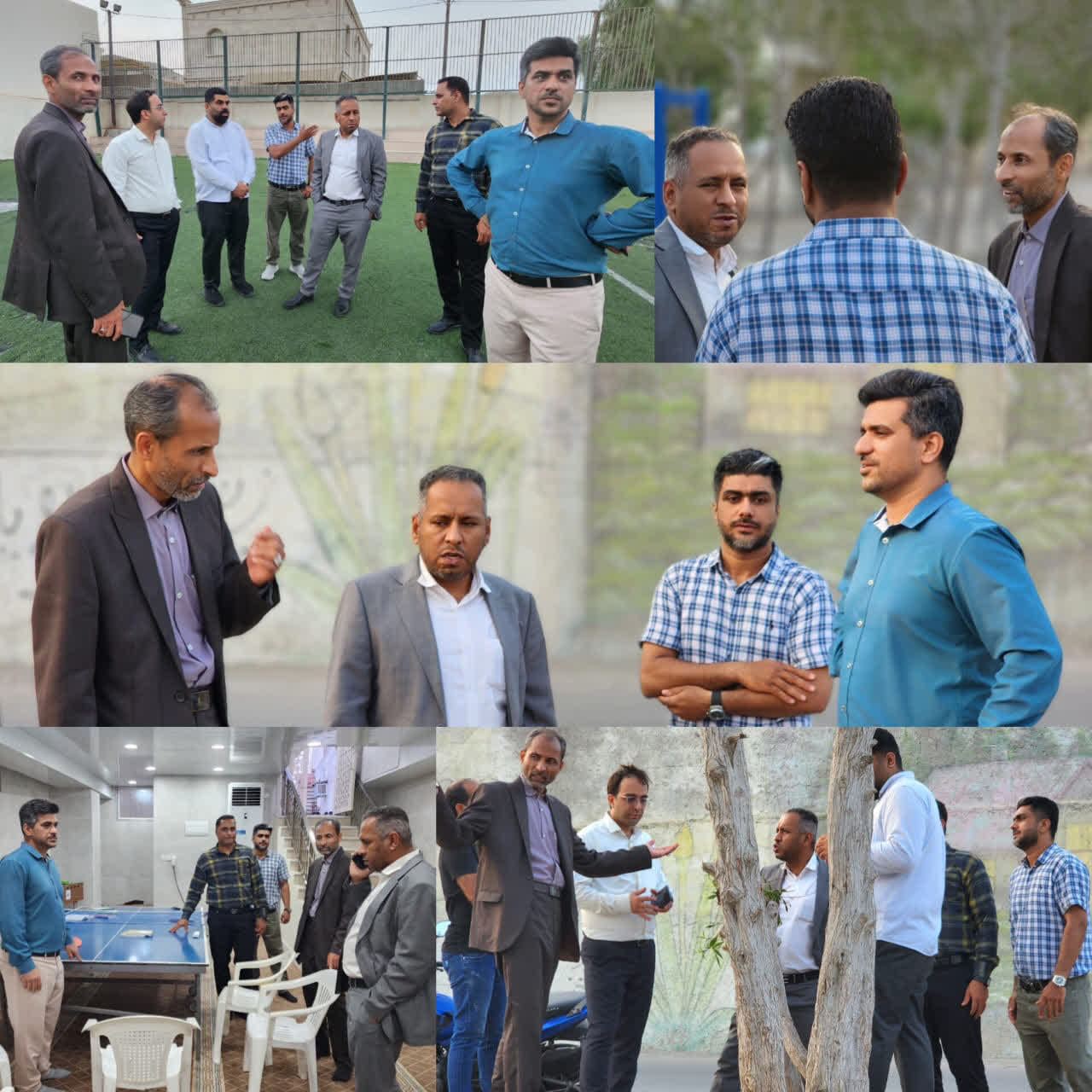 بازدید میدانی شورای شهر قشم از محله توحید