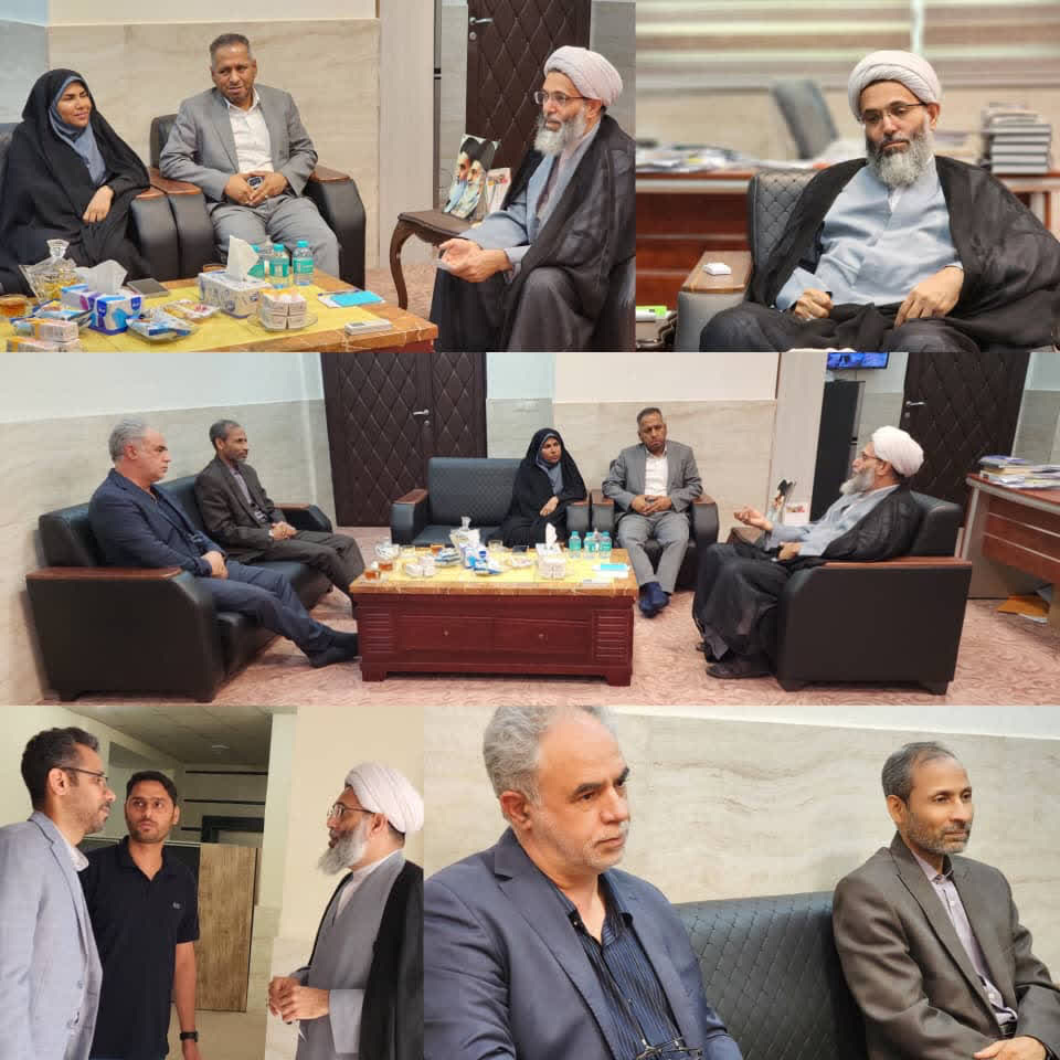 دیدار اعضای شورای اسلامی شهر قشم با امام جمعه شهرستان