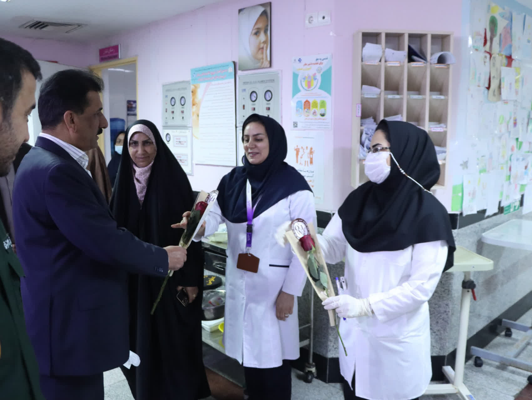 تجلیل از پرستاران قشم در سالروز میلاد حضرت زینب(س)